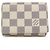 Tarjetero Louis Vuitton Damier Azur Blanco roto