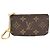 Louis Vuitton Monogram Key Pouch M62650 Castaño