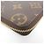 Louis Vuitton Monogram Zippy Coin Purse M60067 Castaño - vista 4