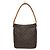 Borsa a tracolla Louis Vuitton Monogram Looping GM M51145 Marrone