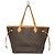 Borsa Tote Louis Vuitton Monogram Neverfull MM Marrone