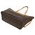 Borsa Tote Louis Vuitton Monogram Neverfull MM Marrone - vista 2