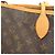 Borsa Tote Louis Vuitton Monogram Neverfull MM Marrone - vista 5