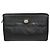 Clutch in pelle con logo Interlocking Gucci Nero