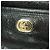 Clutch in pelle con logo Interlocking Gucci Nero - vista 8