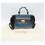 Borsa Salvatore Ferragamo Gancini Sophia DH-21 G175 Nero Bianco Blu - vista 2