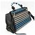 Borsa Salvatore Ferragamo Gancini Sophia DH-21 G175 Nero Bianco Blu - vista 6