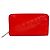 Cartera bi-fold de charol rojo Salvatore Ferragamo Roja