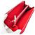 Cartera bi-fold de charol rojo Salvatore Ferragamo Roja - vista 4