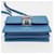 Prada Saffiano Lock 2ZH098 Mini Pouch Blu - vista 5