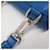 Prada Saffiano Lock 2ZH098 Mini Pouch Blu - vista 9