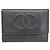 Cartera Chanel Coco Mark para mujer en piel de becerro granulada Negro