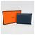 Hermès Tarjetero de piel de cabra Hermes Calvi Duo Azul marino - vista 2