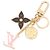 Portachiavi in tela Monogram Louis Vuitton Marrone Rosa - vista 3