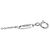 Collana solitaire Tiffany & Co. con diamante quadrato - vista 8