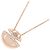 Bulgari Collana in oro rosa Bvlgari con diamanti a cabochon