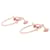 Hermès Boucles d'oreilles Kara Stud en or rose 18K Hermes  - vue 2