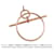 Hermès Boucles d'oreilles Kara Stud en or rose 18K Hermes  - vue 9