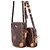Borsa a Spalla Louis Vuitton Monogram Marrone Arancione - vista 2