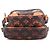 Borsa a Spalla Louis Vuitton Monogram Marrone Arancione - vista 3