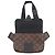 Borsa a tracolla Louis Vuitton Monogram Macassar S-Lock Nero - vista 6
