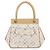 Borsa Louis Vuitton Monogram Multicolor Satin Abelia Bianco