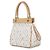 Borsa Louis Vuitton Monogram Multicolor Satin Abelia Bianco - vista 2