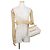 Borsa Louis Vuitton Monogram Multicolor Satin Abelia Bianco - vista 4