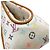 Borsa Louis Vuitton Monogram Multicolor Satin Abelia Bianco - vista 8