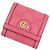 Portafoglio Bi-fold Gucci in pelle rosa