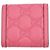 Portafoglio Bi-fold Gucci in pelle rosa - vista 3