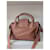 Chloé Edith Medium Borsa in Pelle Marrone  - vista 8