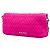 Borsa Miu Miu in nylon matelassé rosa con catena di cristalli - vista 2
