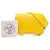 Hermès Geta in chevre Mysore giallo - vista 7