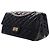 Chanel Black Quilted Glazed Calfskin Reissue 2.55 Accordion Flap 225 Nero - vista 3