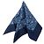 Sciarpa in seta Hermès Blue Flower and Butterfly 90 Blu navy