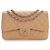 Chanel Beige Jumbo Classic Caviar Double Flap