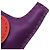 Charm per borsa Hermès Grigri Rodeo Pegase PM in agnello Milo viola e Swift Porpora Viola scuro - vista 6
