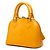 Louis Vuitton Alma BB en Monogram Vernis jaune Moutarde - vue 2