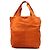 Givenchy George V Tote aus orangefarbenem Leder