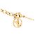 Collana con pendente Louis Vuitton Gold Gold Plated LV Fall In Love D'oro - vista 6