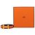 Cinturón Hermès Orange Box Calf Constance H reversible Naranja - vista 7
