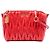 Borsa a tracolla in pelle matelassé rossa Miu Miu Rosso