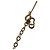 Collana con pendente Dior Gold con logo CD placcato oro D'oro - vista 4