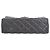 Chanel Gray Jumbo Classic Striped Patent Double Flap Marrone - vista 5