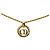 Collana con pendente Dior Gold con logo CD placcato oro D'oro - vista 2