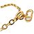 Collana con pendente Dior Gold con logo CD placcato oro D'oro - vista 4