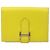 Tarjetero Bearn en piel Epsom amarillo Hermès