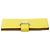 Tarjetero Bearn en piel Epsom amarillo Hermès - vista 3