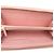 Cartera larga Chanel Pink CC acolchado Caviar Zip Around Rosa - vista 4